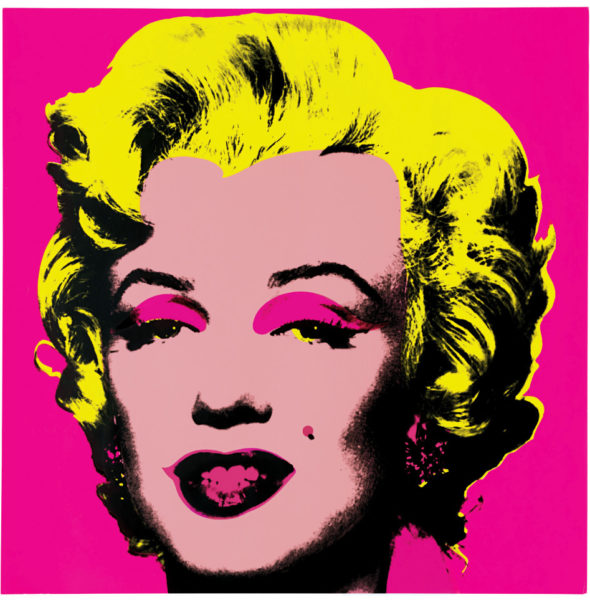 Andy Warhol (American, 19281987)
Untitled from Marilyn Monroe (Marilyn). 1967
One from a portfolio of ten screenprints
Composition and sheet: 36 x 36" (91.5 x 91.5 cm)
Publisher: Factory Additions, New York
Printer: Aetna Silkscreen Products, New York
Editions: 250
The Museum of Modern Art, New York. Gift of Mr. David Whitney, 1968
© 2004 Andy Warhol Foundation for the Visual Arts/Artists Rights Society (ARS), New York