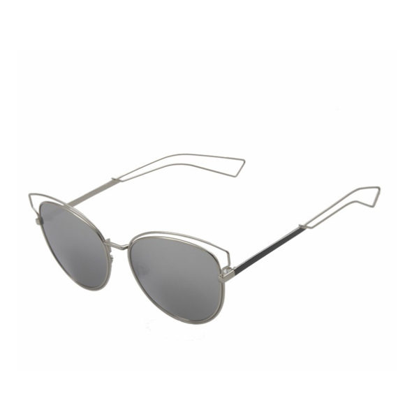 Metal framed sunglasses side