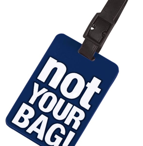 Not your bag tag blue T710