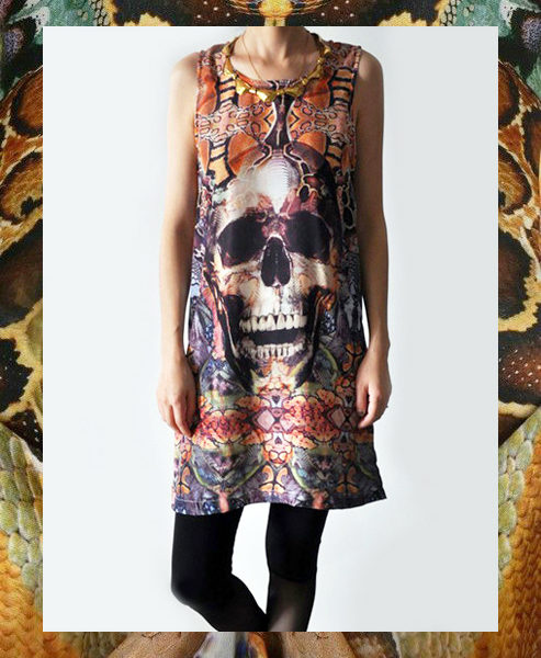 REPTILE SKULL DRESS 1