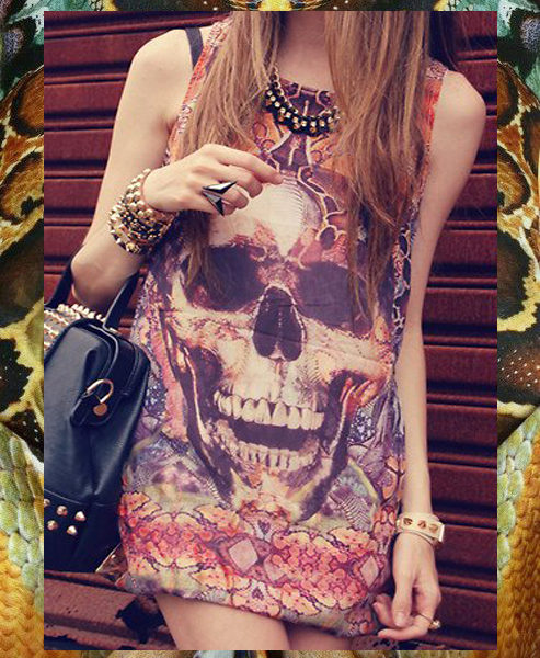 REPTILE SKULL DRESS 4