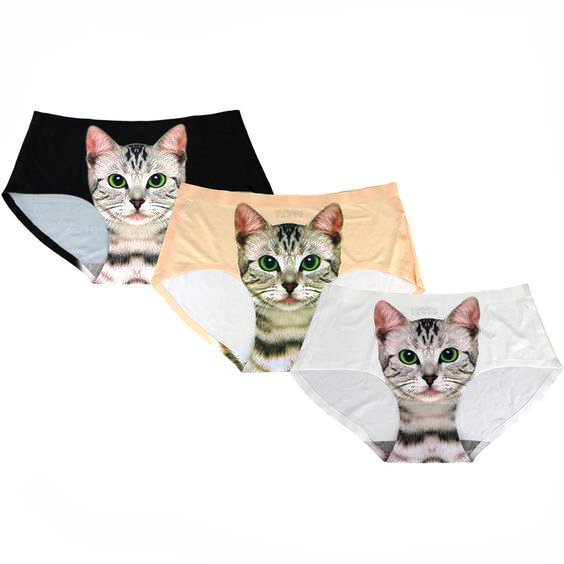 Love cats? Feeling frisky? Then you should check out these pussycat  underpants【Photos】