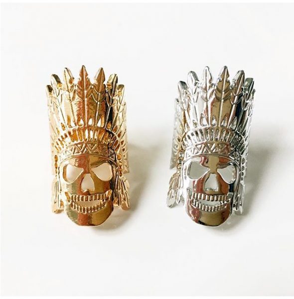 Big Chief Skull Chief Ring