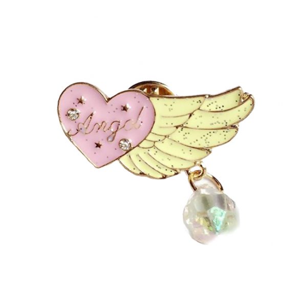 Loving Glitter Angel pin