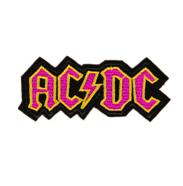 Pink AC DC patch